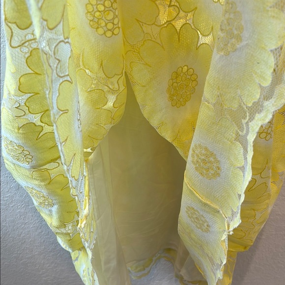 Plenty by Tracy Reese Yellow Floral Lace Dress - Picture 8 of 12